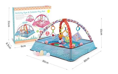 Baby Play Gym with Ocean Balls and Activity Fence Frugal Finds Galore