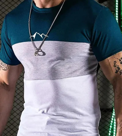 Plus Size Color Block Oversized T-Shirts for Men Frugal Finds Galore
