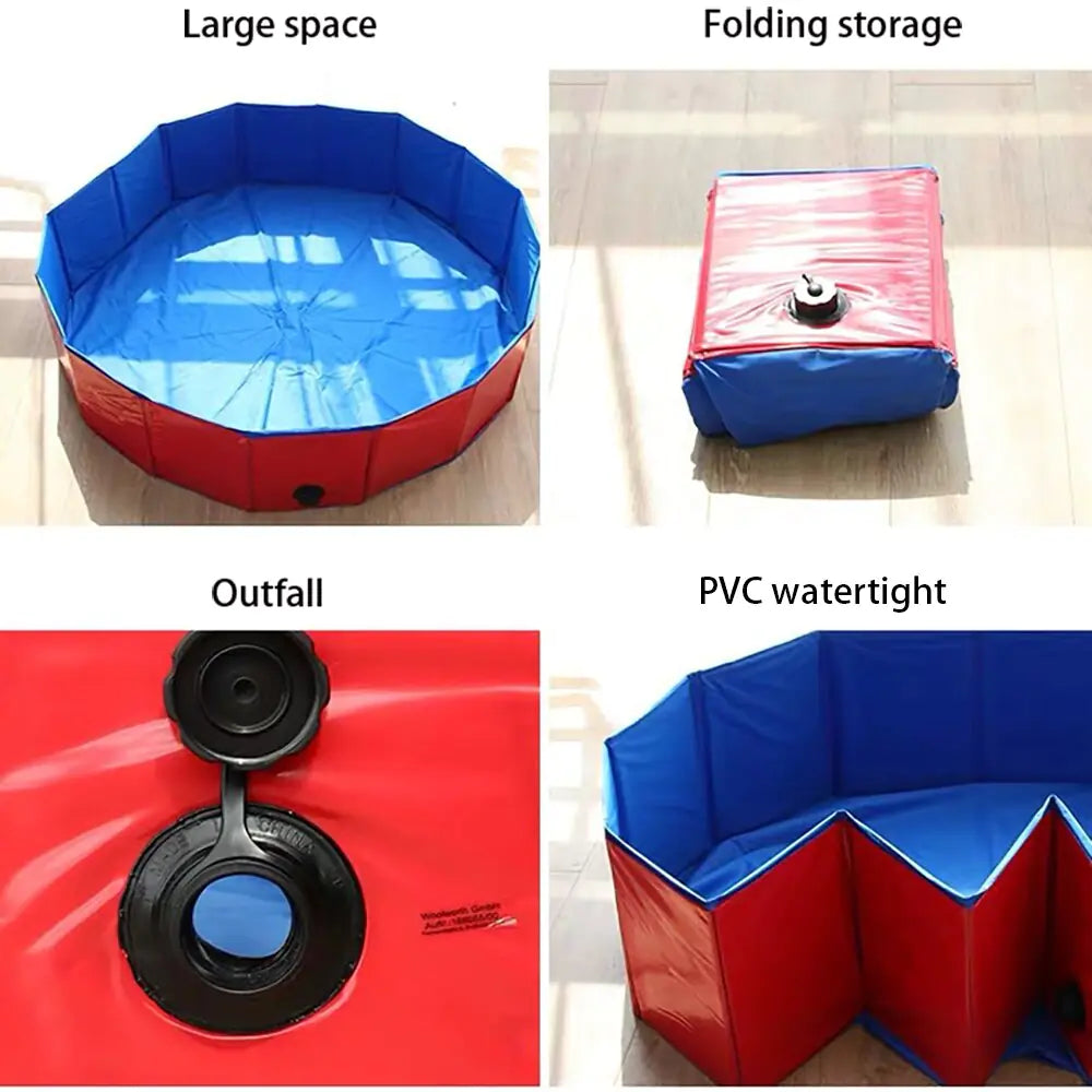 Foldable Pet Pool Bath PVC