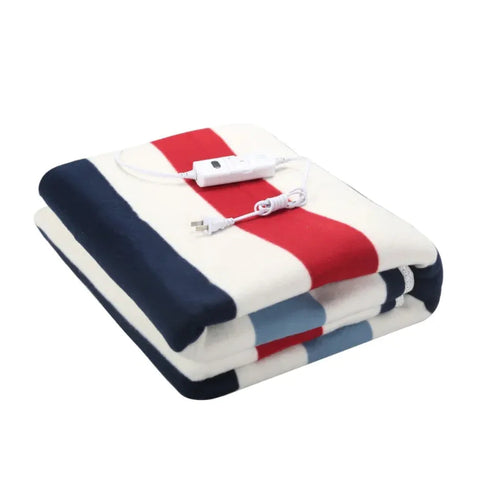 Striped Electric Blanket - 110V Frugal Finds Galore