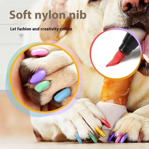 Beauty Paint Pen 3-in-1 Soft Head Nail Brush for Pet Frugal Finds Galore
