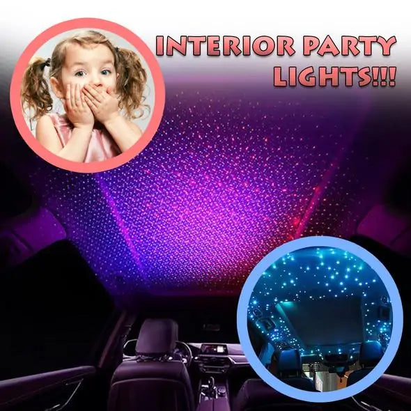 Car Atmosphere Interior Ambient Star Light