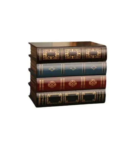 Vintage Book-Shaped Storage Box