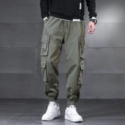 Multi-pocket Cargo Pants Men's Plus Size Loose Casual Pants Frugal Finds Galore