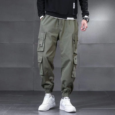 Multi-pocket Cargo Pants Men's Plus Size Loose Casual Pants Frugal Finds Galore