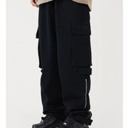 Multi Pocket Cargo Pants Men's Casual Pants Loose Frugal Finds Galore