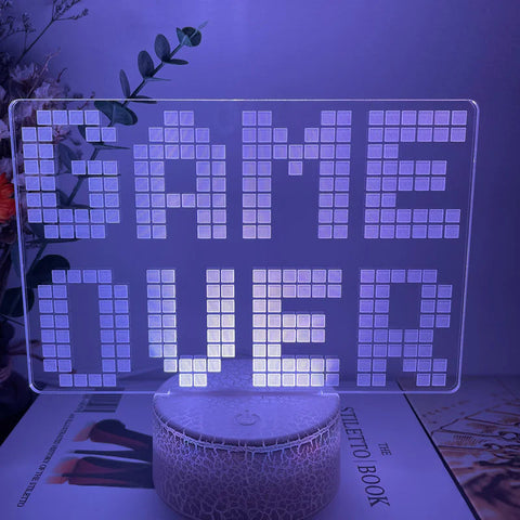 Creative Gamepad 3D LED Desk Lamp Frugal Finds Galore