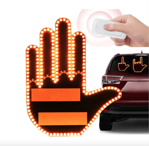 Car LED Rear Window Gesture Lamp Frugal Finds Galore