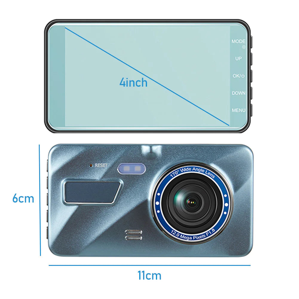 Touch Screen Dash Cam 4"