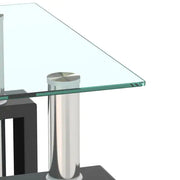 1-Piece Modern Tempered Glass Tea Table Frugal Finds Galore
