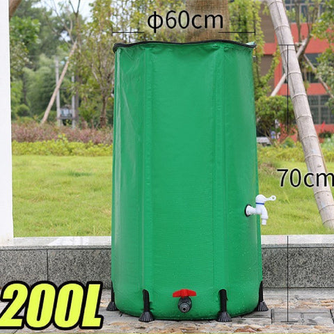 Outdoor Rainwater  And Storage Tank Frugal Finds Galore