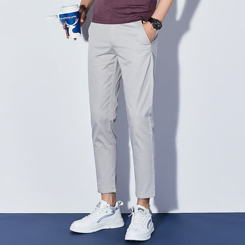 Men's Korean Version Of The Trend Of Men's Business Casual Pants 9 Minutes Pants Men Frugal Finds Galore