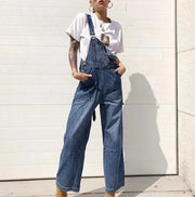Loose Pocket Overalls Denim Pants Frugal Finds Galore