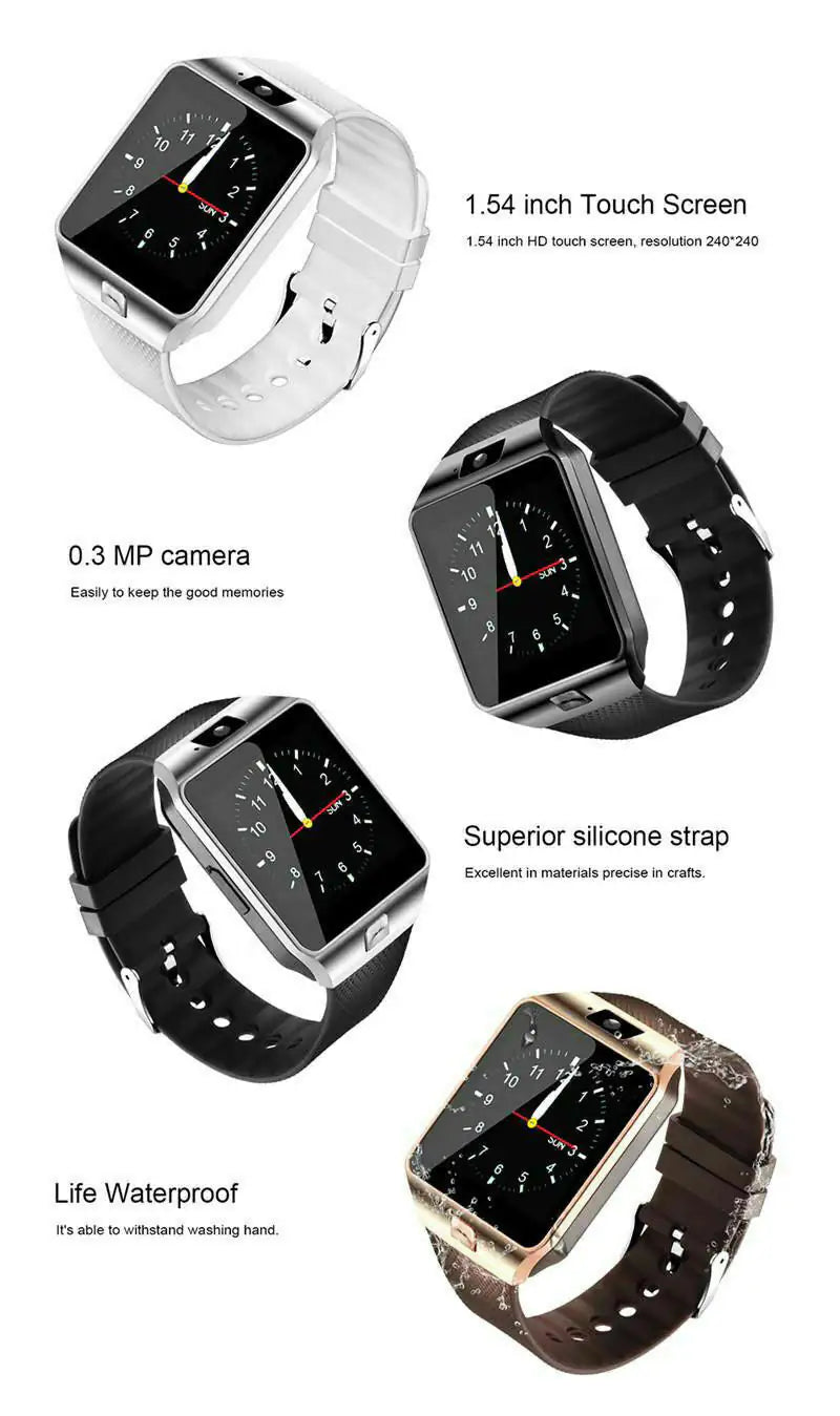 Bluetooth Smart Watch w/Camera