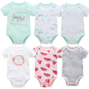 Baby Onesie Set, 6 Pieces Short Sleeve Outfit Frugal Finds Galore