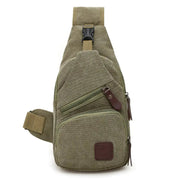 Canvas Crossbody Bag for Men - Trendy Chest Bag Frugal Finds Galore