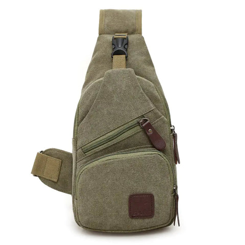Canvas Crossbody Bag for Men - Trendy Chest Bag Frugal Finds Galore