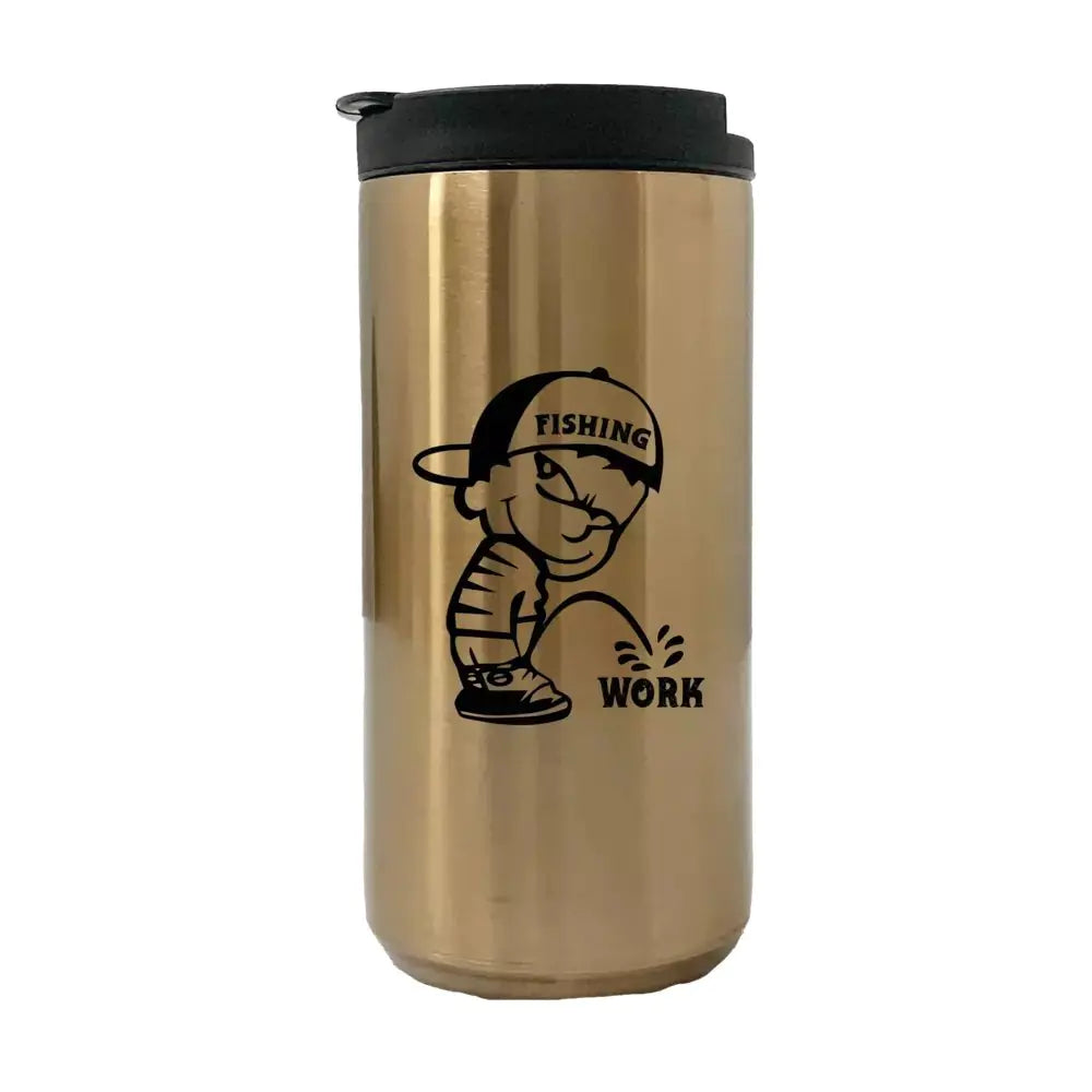 Fishing And Work 14oz Insulated Coffee Tumbler