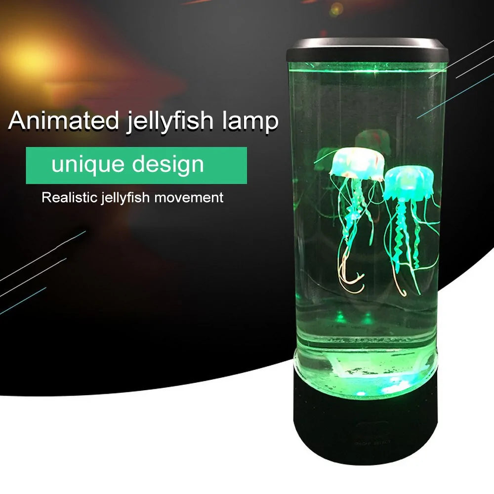 Color Changing LED Jellyfish Night Light with USB Charging