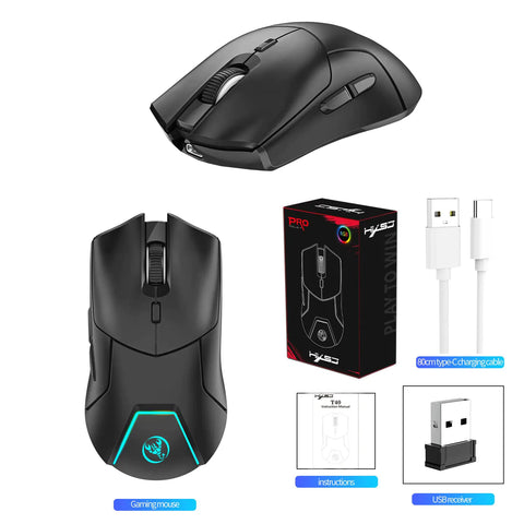 2.4G Wireless Mute Game Mouse with 4000DPI Frugal Finds Galore