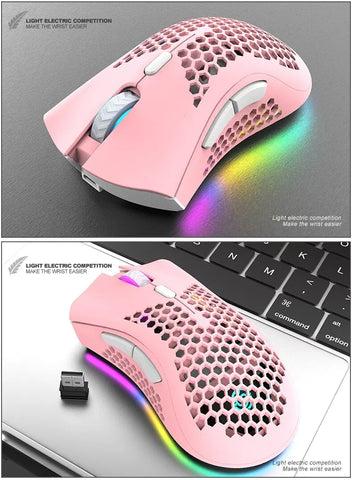 Rechargeable Wireless RGB Gaming Mouse for PC Frugal Finds Galore