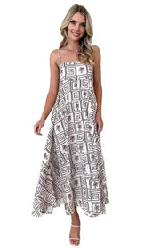 Serena Dress / Fresh Floral Spaghetti Strap Dress (One Piece) Frugal Finds Galore