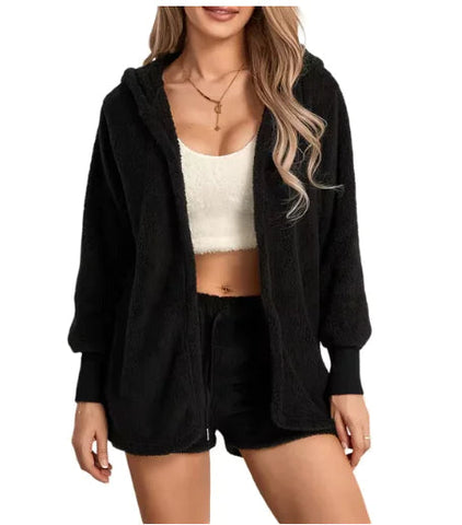 Women's Cozy Plush Loungewear Set Frugal Finds Galore