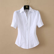 Women's Business Commute Professional One-piece Cotton Shirt Frugal Finds Galore
