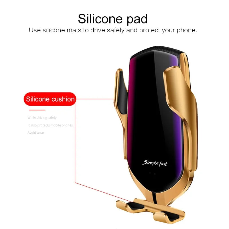 Silicone Pad Wireless Fast Car Charger