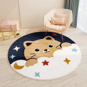 Round Polyester Rug Frugal Finds Galore