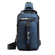 Sling Bag for Men Women Shoulder Backpack Chest Bags Hiking Daypacks Blue Frugal Finds Galore