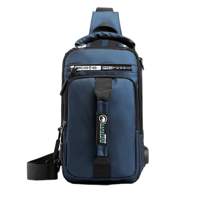 Sling Bag for Men Women Shoulder Backpack Chest Bags Hiking Daypacks Blue Frugal Finds Galore
