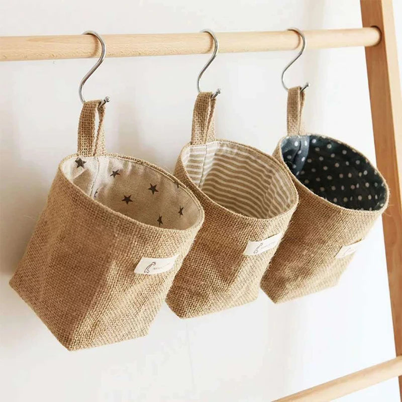 Cotton Linen Storage Basket