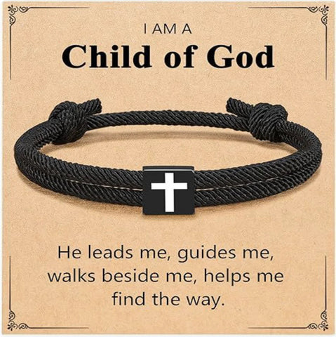 Milan Rope Braided Cross Bracelet Frugal Finds Galore