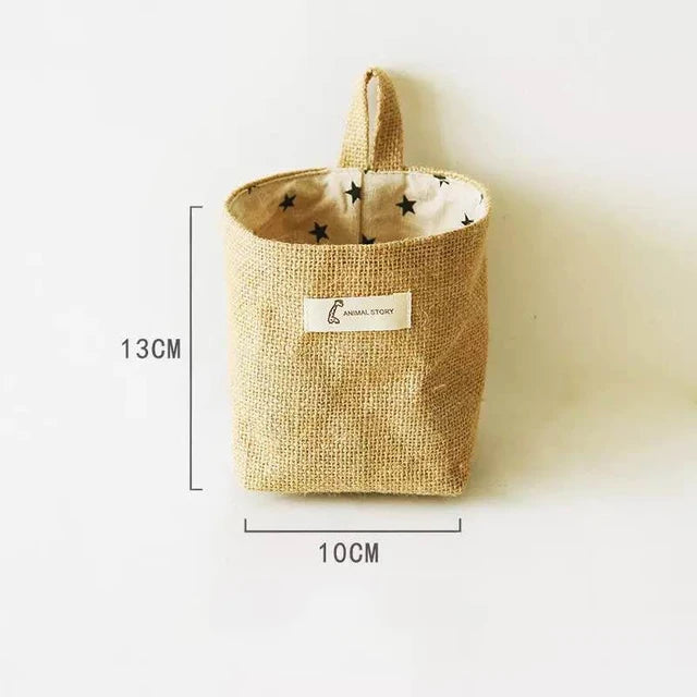 Cotton Linen Storage Basket