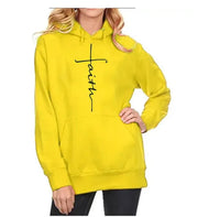 Faith Printed Hoodie Frugal Finds Galore