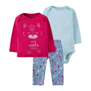 Spring Autumn Baby Clothing Set - 3 Pieces for Infants Frugal Finds Galore