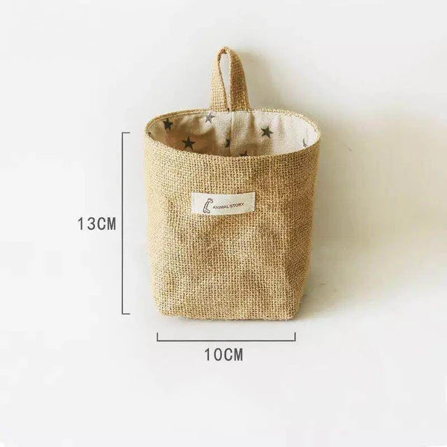 Cotton Linen Storage Basket