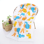 Double-layer Cartoon Print Baby Bath Towel Frugal Finds Galore