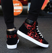 Spring high top shoes Korean Edition men''s shoes Frugal Finds Galore