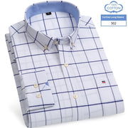Men's Long-sleeved Cotton Shirt Business Casual Slim-fitting Shirt Frugal Finds Galore