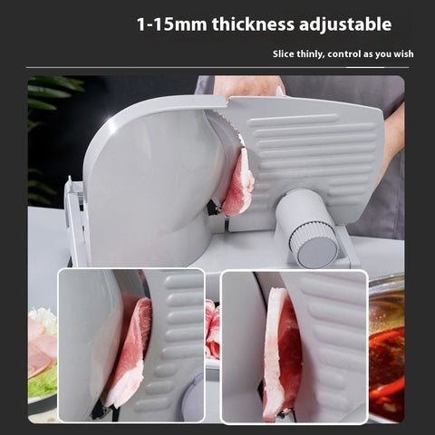 Mutton Roll Slicing Cut Machine Household Electric Slicer Frugal Finds Galore