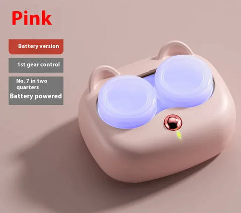 Women's Invisible Portable Multifunctional Three-gear Ultrasonic Cleaning Glasses Case Frugal Finds Galore