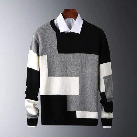 Grey and Black Sweater Frugal Finds Galore