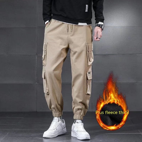 Multi-pocket Cargo Pants Men's Plus Size Loose Casual Pants Frugal Finds Galore