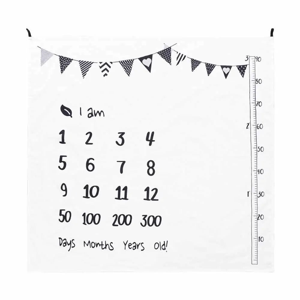 Newborn Baby Milestone Photography Blanket