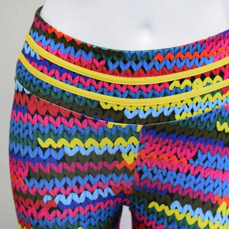 Leggings multicolores de tendencias vibrantes