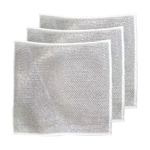 Steel Wire Dishcloth Daily Cleaning Cloth Mesh Frugal Finds Galore