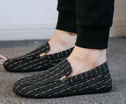 Men's Lightweight Non-Slip Leather Slip-On Loafers Frugal Finds Galore