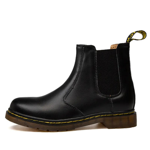 Thick-Heeled Cowhide Martin Boots Frugal Finds Galore